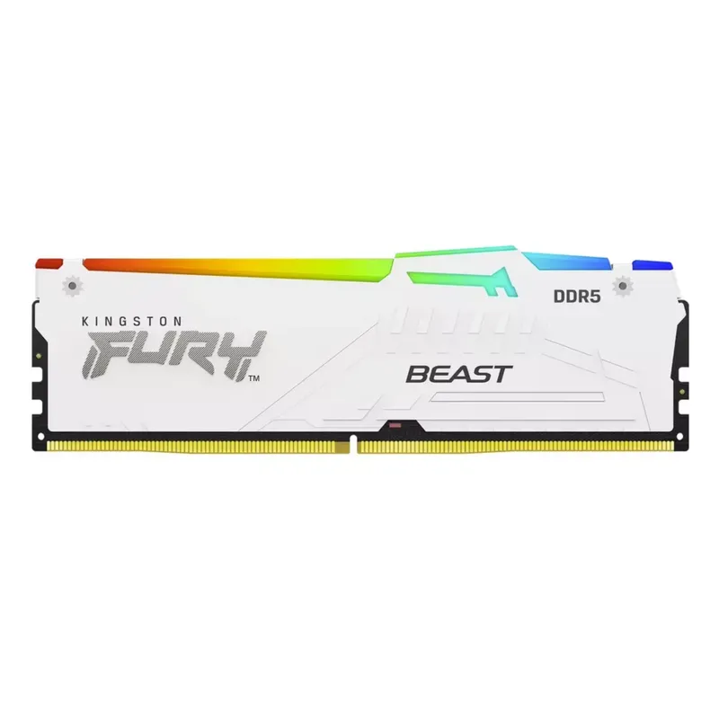 Kingston FURY White RGB 32G(2x - 64Gb Ddr5 6000Mhz Cl30 2X32Gb Desktop avis et prix